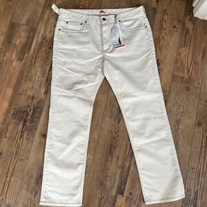 Tommy Bahama Denim Pants Mens 40x32 Bleached Sand Baja Coast Vintage Coolmax NWT